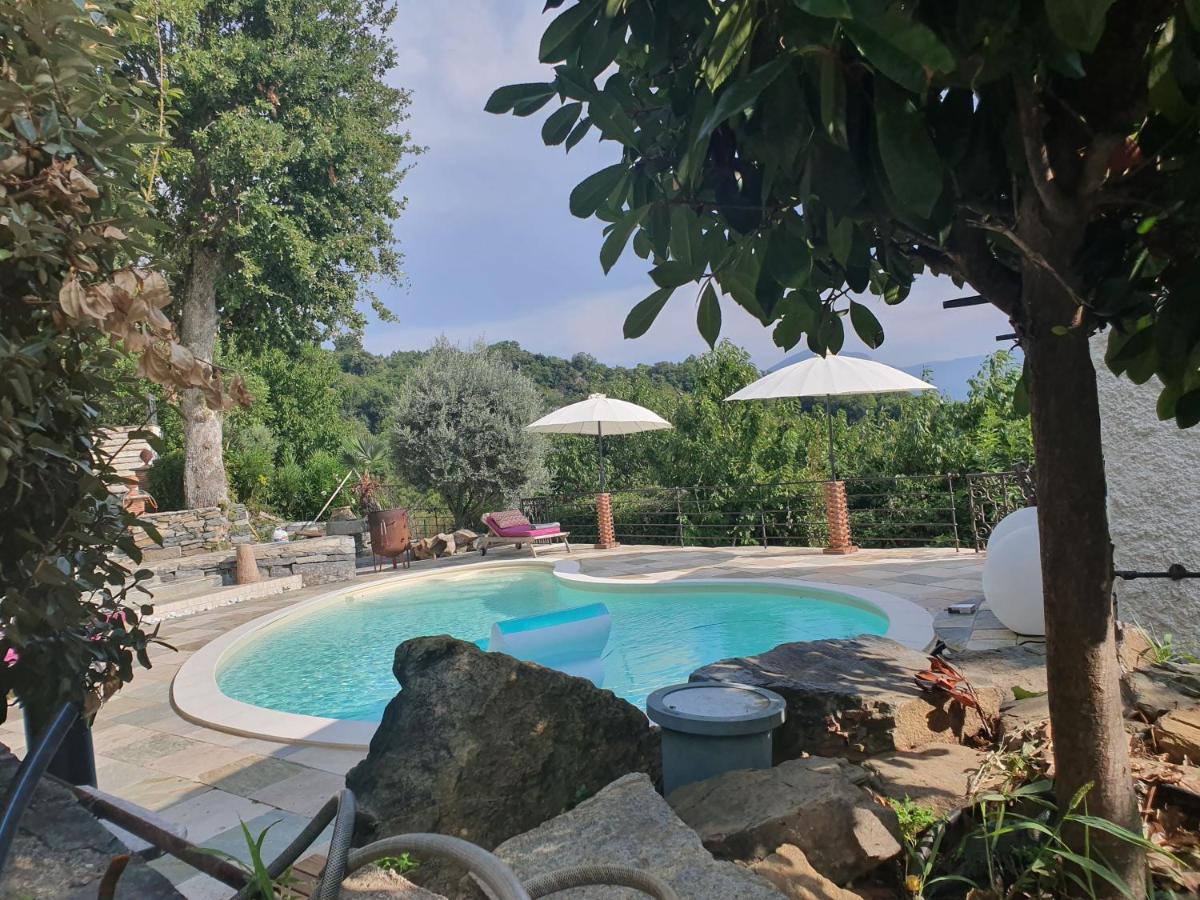 Maison De Charme Avec Piscine Et Vue Exceptionnelle Scolca Dış mekan fotoğraf